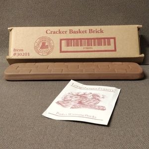 9" Longaberger Cracker basket brick